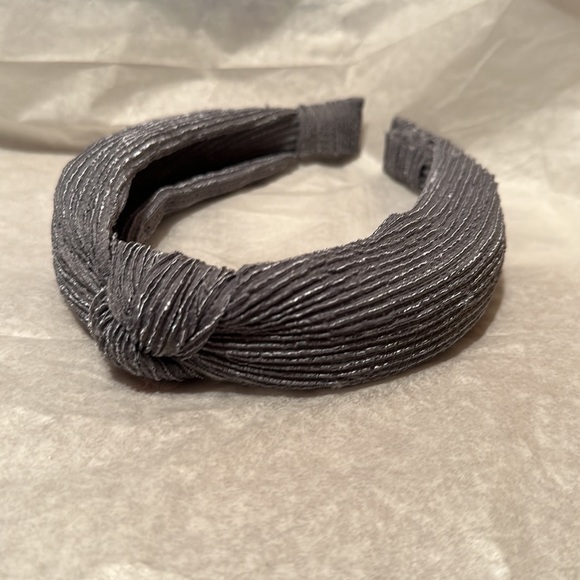 NWT! Anthropologie SUSIE KNOTTED HEADBAND Slate Blue Grey Gray - Picture 5 of 6